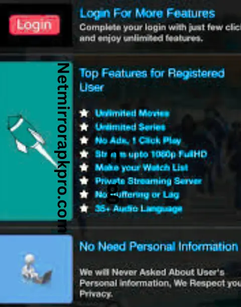 Illustration explaining what NetMirror APK is, features, and how it works for streaming on Android, PC, and Smart TV